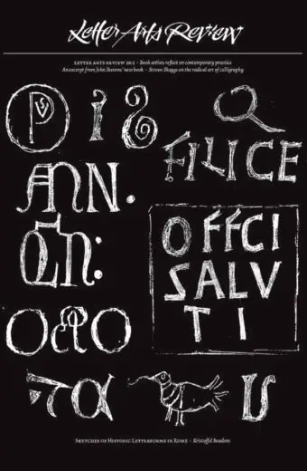 Letter Arts Review (38.2)  INTERNATIONAL SINGLE ISSUE