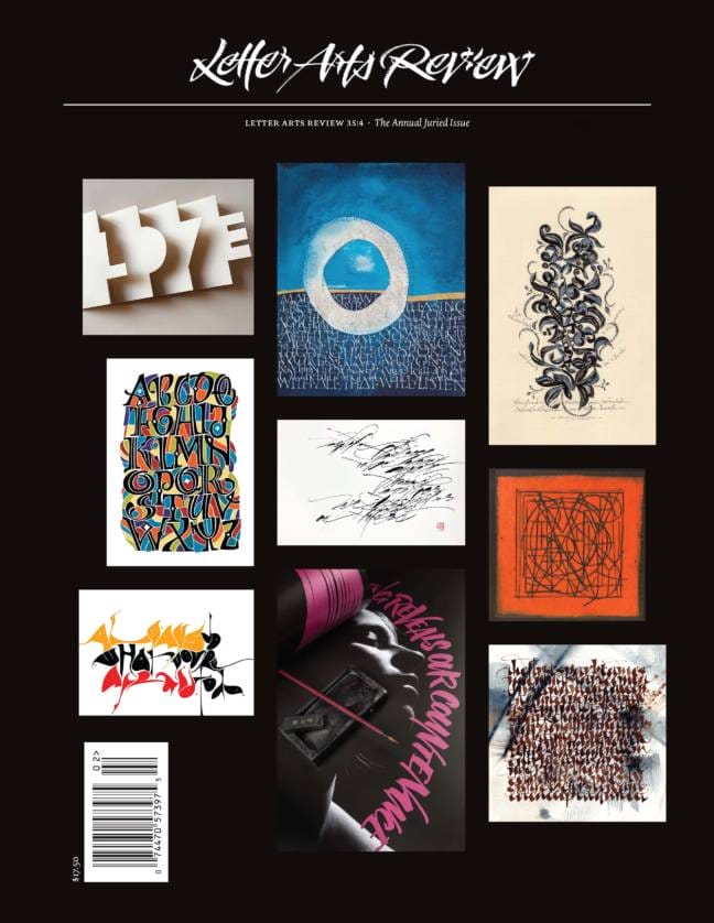 Letter Arts Review -  USA 2022 ANNUAL JURIED EDITION (35.4) SINGLE ISSUE