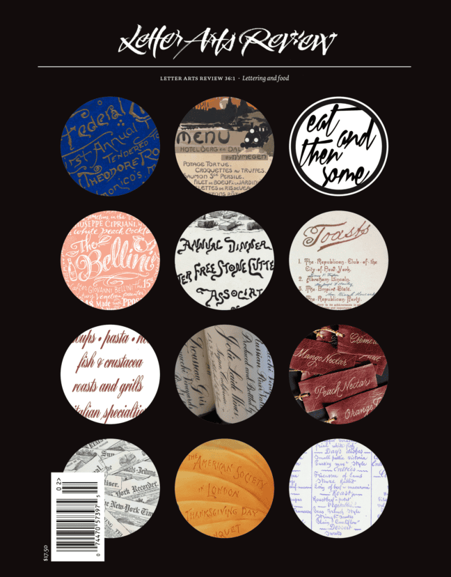 Letter Arts Review - 36.1 SINGLE ISSUE