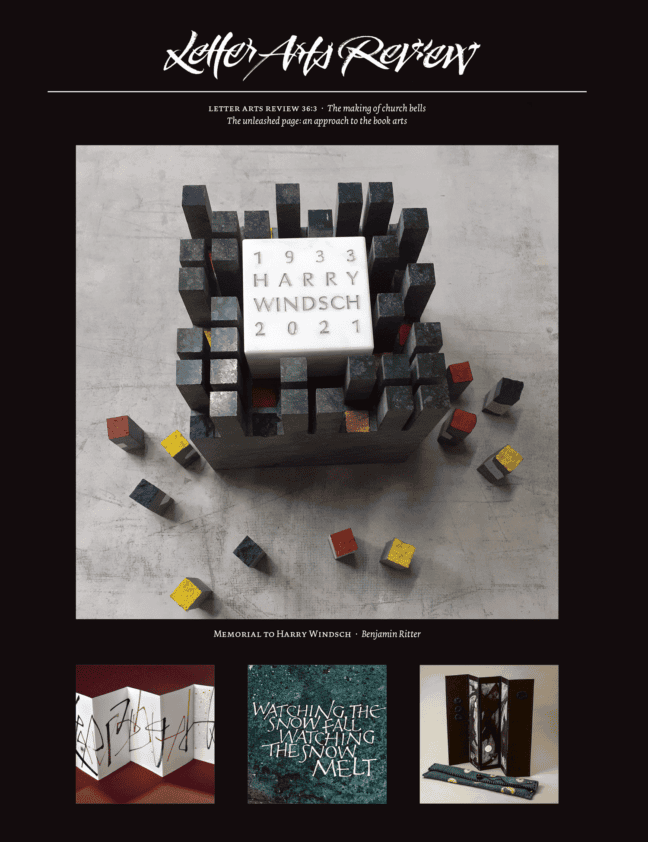 Letter Arts Review -  36.3 (USA) SINGLE ISSUE