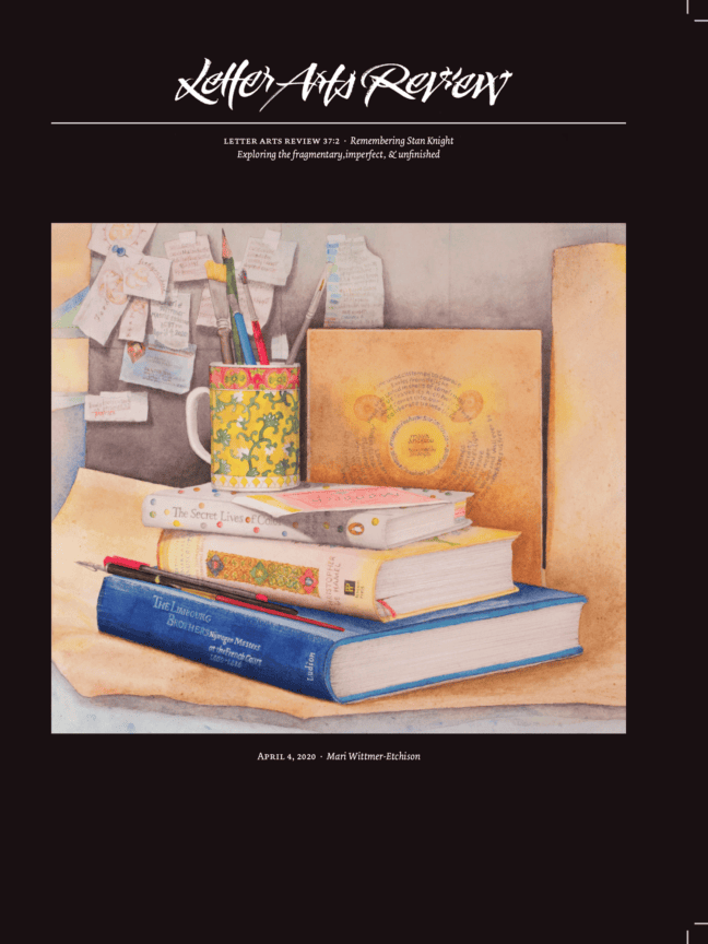 Letter Arts Review -  INTERNATIONAL  (37.2) SINGLE ISSUE
