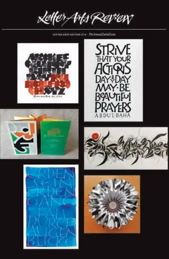 Letter Arts Review -  USA 2024 ANNUAL JURIED EDITION (37.4) SINGLE ISSUE  INCLUDES SHIPPING