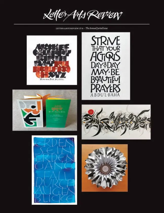 Letter Arts Review -  INTERNATIONAL 2024 ANNUAL JURIED EDITION (37.4) SINGLE ISSUE