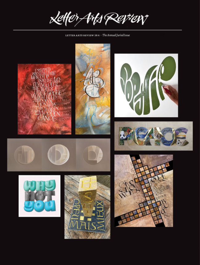 Letter Arts Review Annual Juried Issue 2025 (38.4) USA SINGLE ISSUE
