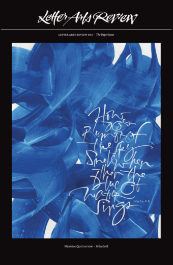 Letter Arts Review -  International 4 issues